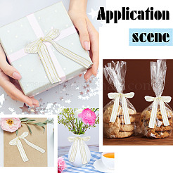 Блестящие ленты из полиэстера и органзы OCOR-WH0047-28