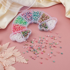 7 стиль абс пластик имитация жемчуга бусины OACR-YW0001-21