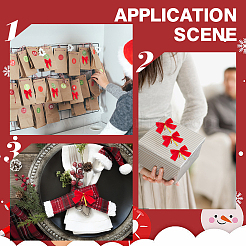 Ahademaker 14шт 2 стильные банты из полиэстера DIY-GA0003-54