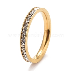 Комплект колец со стразами из нержавеющей стали 304&nbsp;STAS-D178-01B