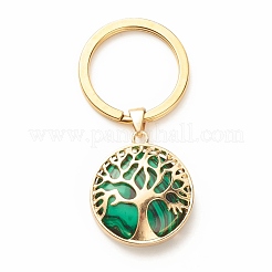 Брелок из синтетического и натурального камня KEYC-JKC00312