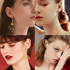 Наборы для изготовления сережек с подвесками своими руками DIY-SC0016-70