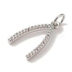 Подвеска из латуни с микропаве из кубического циркония&nbsp;KK-U027-14P