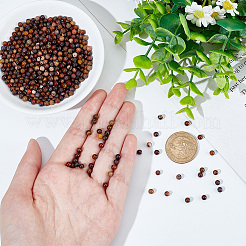 5 нити натуральных китайских писчих камней круглые бусины нити&nbsp;G-NB0004-41