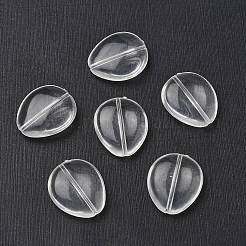 Прозрачные акриловые бусины в форме капли&nbsp;X-TACR-R122-A01