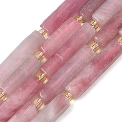 Природного розового кварца нитей бисера&nbsp;G-D353-A19