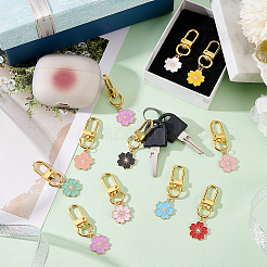 Подвесные украшения из сплава эмали&nbsp;HJEW-AB00652