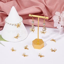 10 шт. Латунные подвески с микропаве KK-BBC0001-88