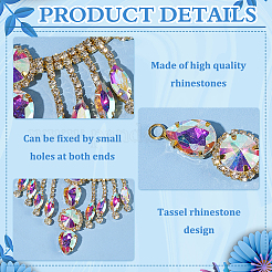 1 шт. Цветочные латунные стразы&nbsp;OHAR-FG0001-04C