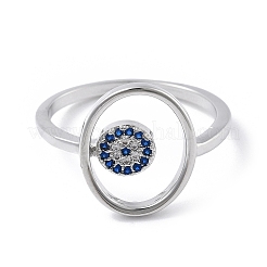 Латунные микро проложить кубического циркония кольца&nbsp;LS-RJEW-S402-04P