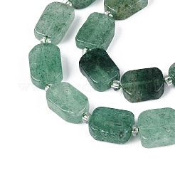 Природный зеленый бисер пряди клубники кварца&nbsp;G-T138-26A-10