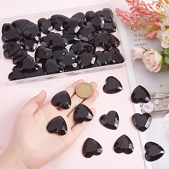 50 шт. акриловые кабошоны со стразами и плоской спинкой OACR-OC0001-18B