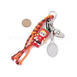 2 шт. подвесные украшения из шнуров и веревок из полиэстера и спандекса&nbsp;HJEW-JM04052