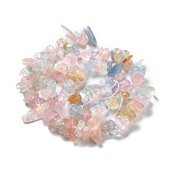 Природные морганит нитей бисера G-F716-02