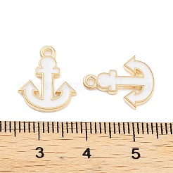 Эмалевые подвески из легкого позолоченного сплава&nbsp;ENAM-M219-07KCG-04