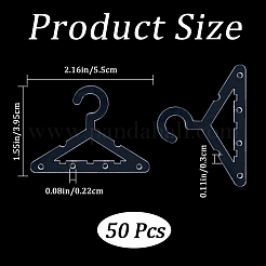 50 шт. мини-акриловые вешалки для демонстрации сережек&nbsp;EDIS-CP0001-06