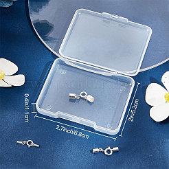 4 комплект из 4 застежек-колец из стерлингового серебра 925 размера STER-BBC0001-44