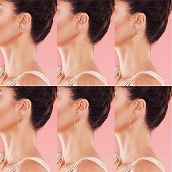 925 серьги-кольца из стерлингового серебра с родиевым покрытием JE1076A-01