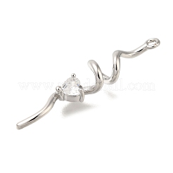 Латунные микро проложить кубического циркония подвески&nbsp;KK-M301-14P