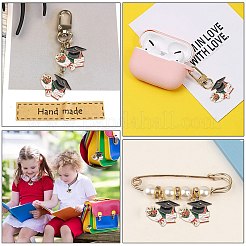 Подвески из сплава с эмалью&nbsp;ENAM-CJC0006-55C