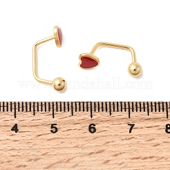 Серьги-гвоздики из нержавеющей стали 304 EJEW-F396-05A-G