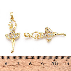 Латунные микро проложить кубического циркония подвески ZIRC-T016-04G