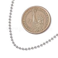 Ожерелья из шариковой цепочки из нержавеющей стали 304 толщиной 2 мм&nbsp;NJEW-JN05800