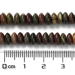 Натуральная полихромная яшма/камень Пикассо/нити бус из яшмы Пикассо G-Z030-A19-01