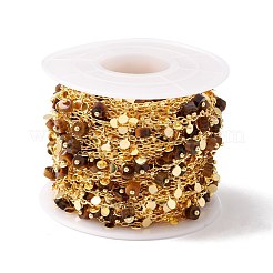 Натуральные цепочки из бисера 