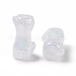 УФ-покрытие радужными переливающимися акриловыми бусинами&nbsp;PACR-M003-06F