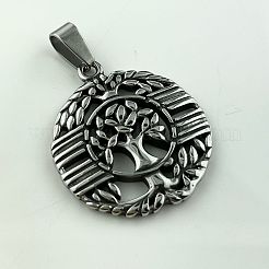 Кулон из нержавеющей стали 304 с подвеской в виде дерева жизни ZM5321