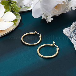 1 пара 925 серег-колец из стерлингового серебра для женщин&nbsp;EJEW-BBC0001-62