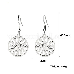 Серьги-подвески из нержавеющей стали 304&nbsp;FS-WG2153A-02