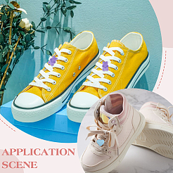 64 шт. Пластиковые и смоляные пряжки для обуви&nbsp;HJEW-ME00038