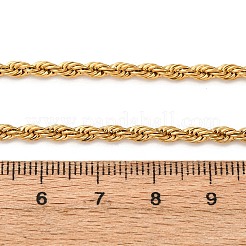 Ожерелья из цепочек из нержавеющей стали 304 толщиной 3 мм&nbsp;NJEW-P338-01A-G