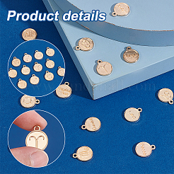 120 шт. 10 комплекта подвесок из позолоченного сплава с изображением созвездий FIND-PH0008-88