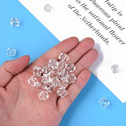 Прозрачные акриловые бусины&nbsp;MACR-S373-132-B01