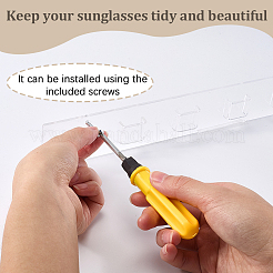 Акриловый органайзер для солнцезащитных очков ODIS-WH20002-04B