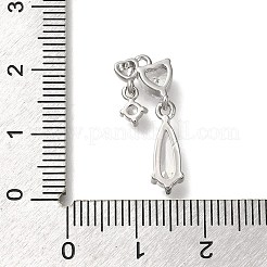 Стойки обшивки латунь микро проложить Циркон подвеску&nbsp;KK-M014-13P