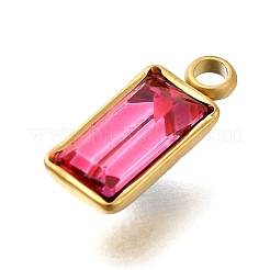 Подвески из нержавеющей стали 304 со стразами&nbsp;STAS-Z125-12I-G