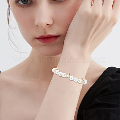 40 шт. 2-х цветные латунные бусины для изготовления ювелирных изделий&nbsp;KK-BC0004-51