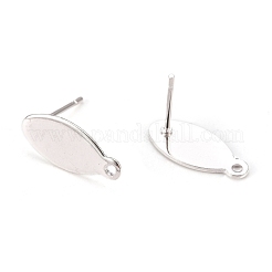 Фурнитура для сережек-гвоздиков из нержавеющей стали 304 STAS-H436-19S