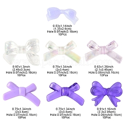 70шт 7 стиля непрозрачные и прозрачные акриловые бусины MACR-FS0002-15