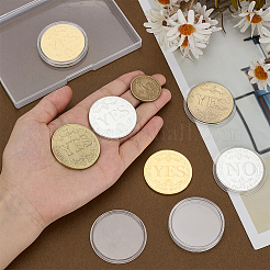 6шт 3 цвета железо да нет решение монеты AJEW-ME0001-33