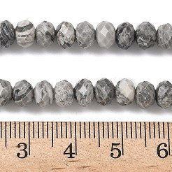 Камень натуральной карты / камень пикассо / нити из бисера пикассо яшмы G-D344-A18