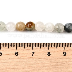 Нити бусин из натурального кварцевого кристалла&nbsp;G-B143-A01-6mm