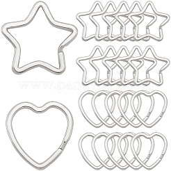 30 шт. 2-х стилевых разъемных колец из цинкового сплава&nbsp;FIND-SP0004-19