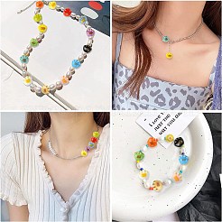 28шт 14 цвета фарфоровые бусины ручной работы&nbsp;PORC-CJ0001-02