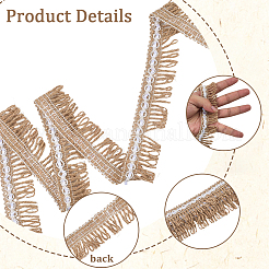 Отделка льняным кружевом OCOR-WH20003-76B