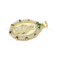 Латунные микро проложить кубического циркония подвески&nbsp;KK-Q068-40D-G